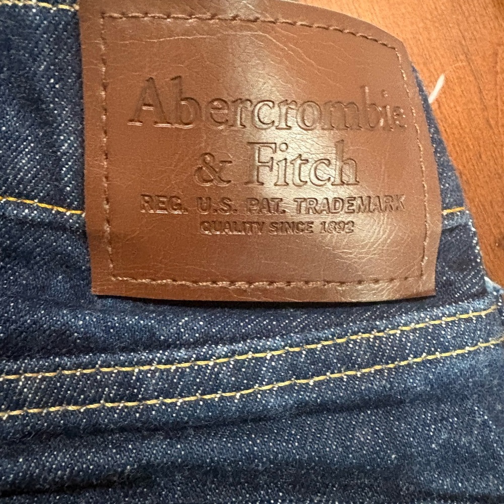 Abercrombie & Fitch Dark Blue Baggy type Denim Jeans